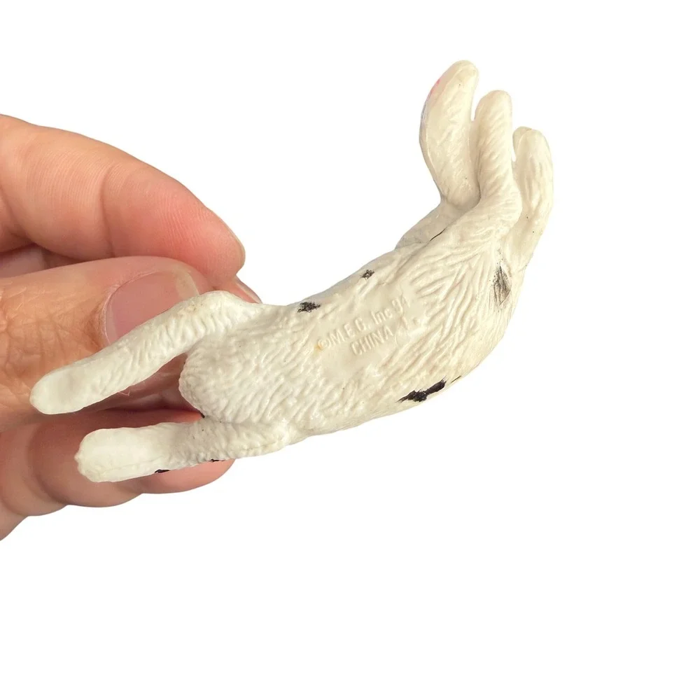 Vintage 1994 MEG Inc‎ Dalmatian Puppy Dog Figurine Lying Down Miniature Toy